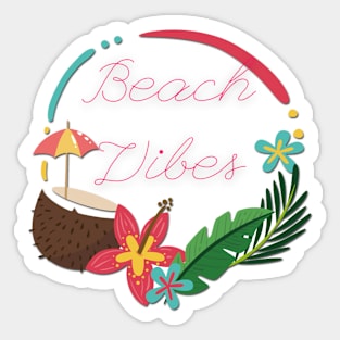 Beach Vibes Sticker